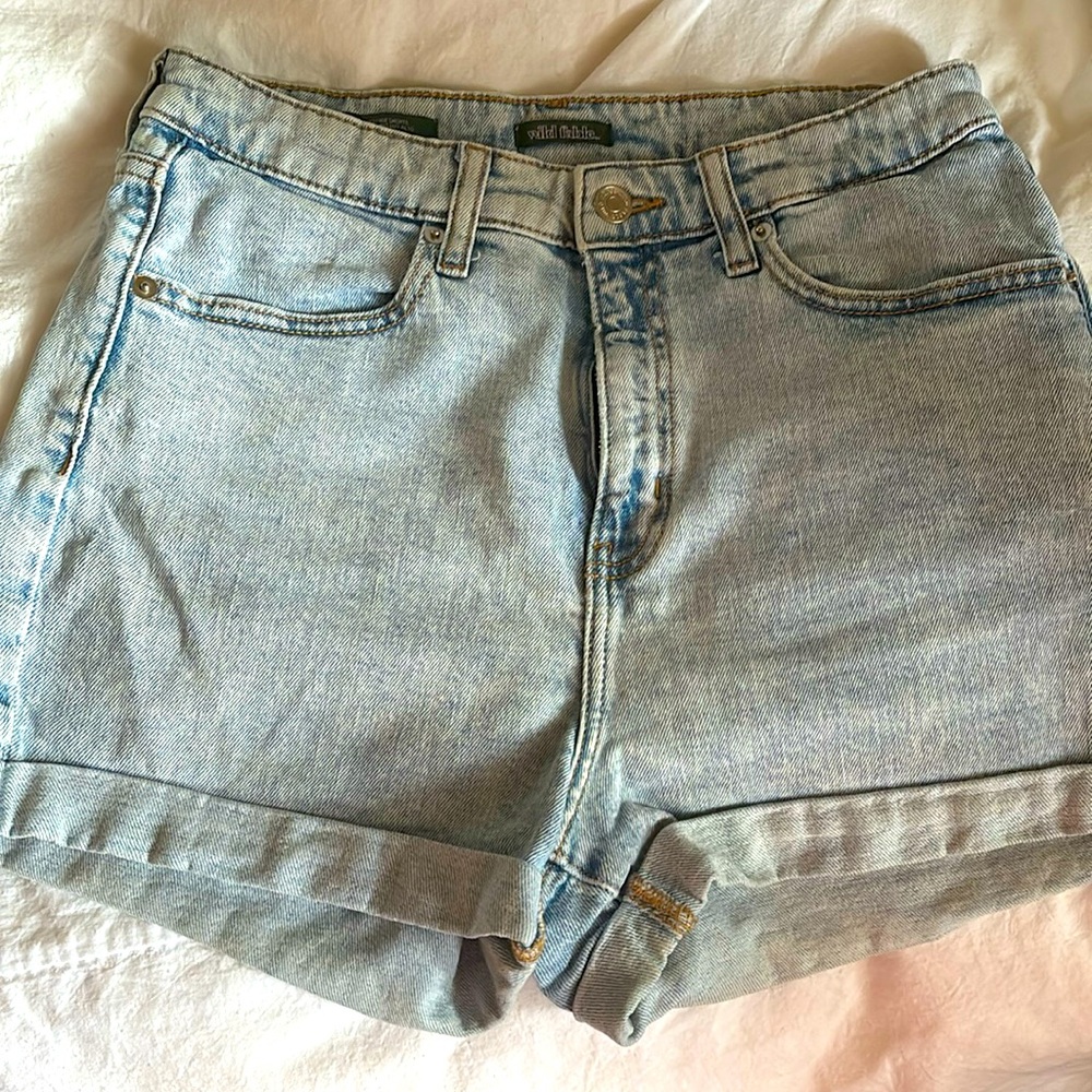 Wild Fable high rise jean shorts